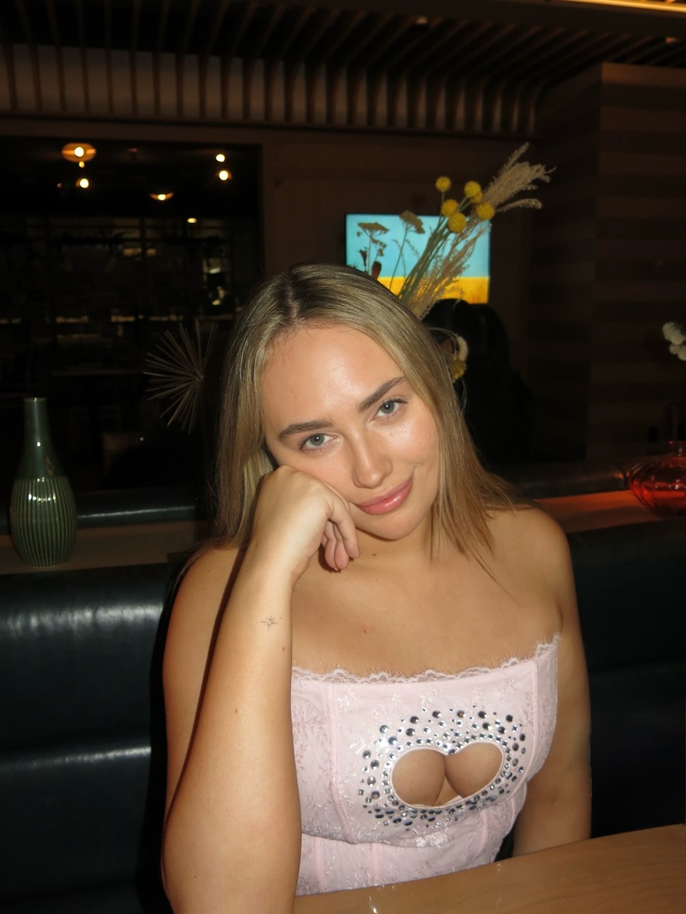 Never Love Again Strapless Bustier – Baby Pink